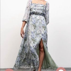 Baltic Born Florence Maxi Dress - Sage Floral